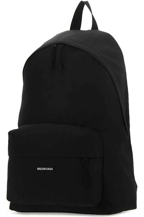 Fashion for Men Balenciaga Black Nylon Explorer Backpack