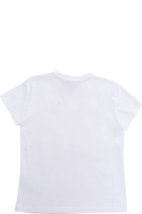 ウィメンズ MoschinoのTシャツ＆ポロシャツ Moschino White T-shirt With Logo