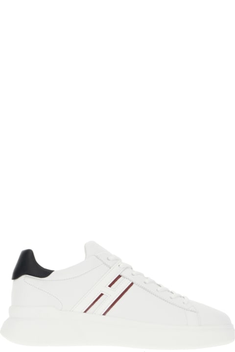 Hogan for Men Hogan White Leather H580 Sneakers