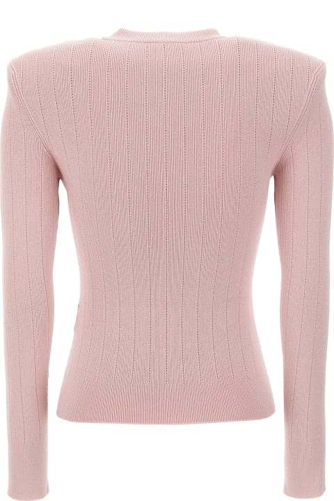 Balmain Sweaters for Women Balmain Logo Button Sweater