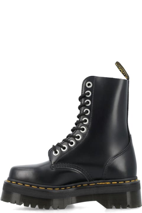 Fashion for Men Dr. Martens 1490 Quad Squared Leather Boots