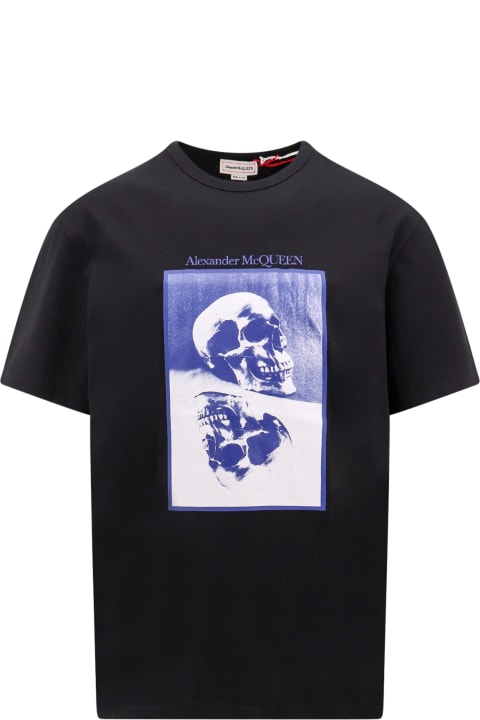 Topwear for Men Alexander McQueen Reflected Skull T-shirt