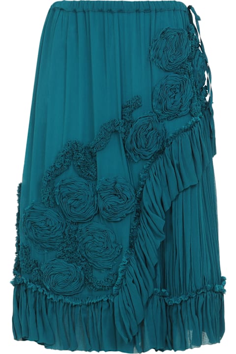 Dries Van Noten لـ Kids Dries Van Noten Sammy Bis Midi Skirt