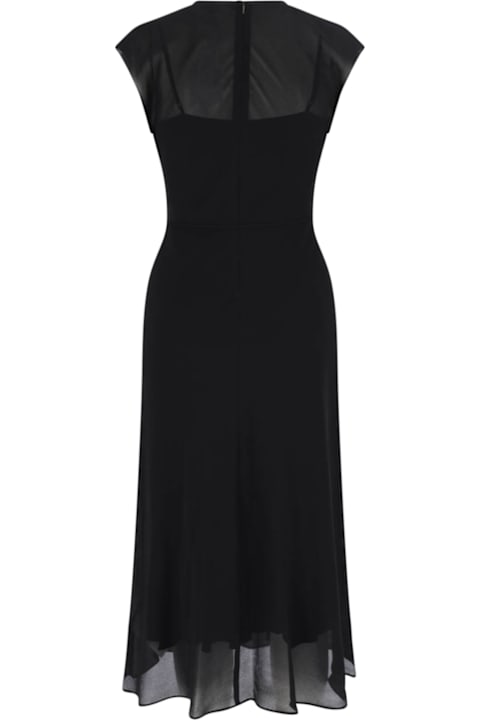 Calvin Klein فساتين لـ السيدات Calvin Klein Semi-transparent Midi Dress