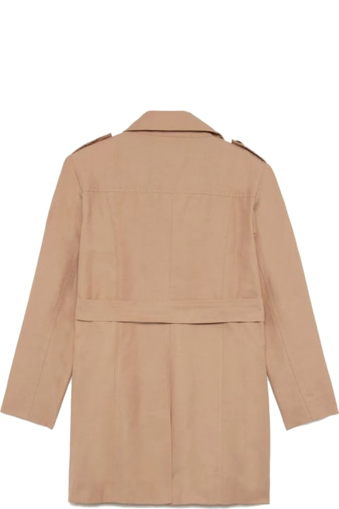 Max&Co. Women Max&Co. Double-breasted Cotton Trunch Coat
