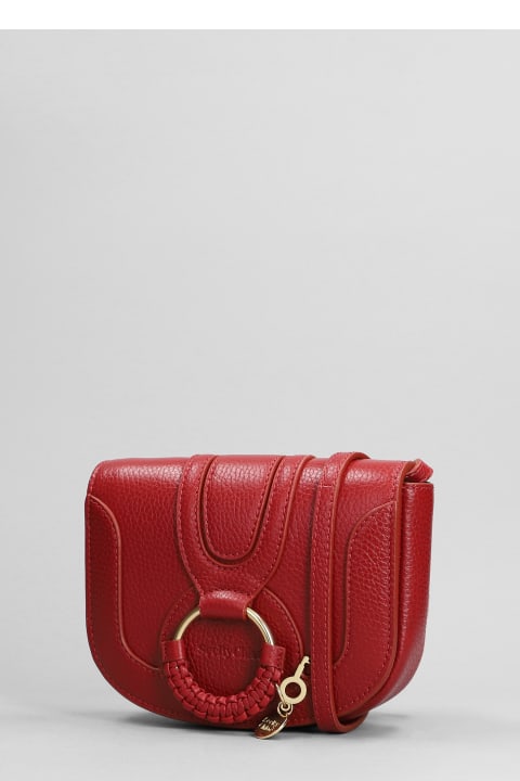 See by Chloé Bags for Women See by Chloé Hana Shoulder Bag In Red Leather