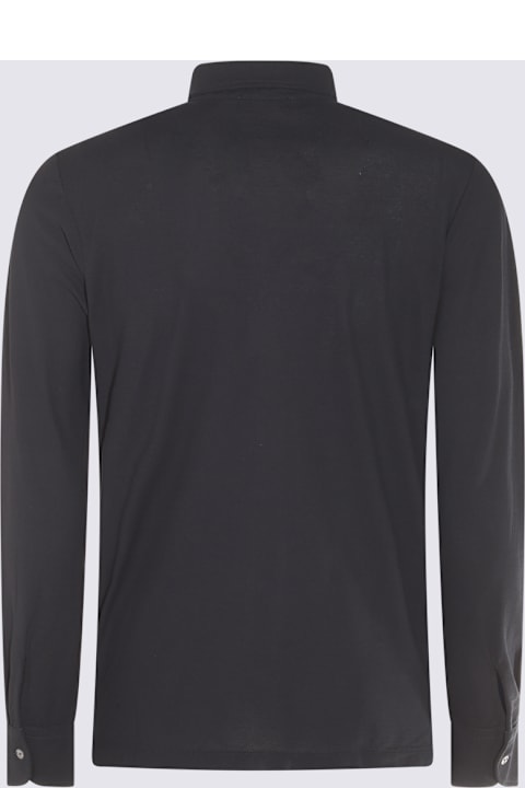 Zanone Clothing for Men Zanone Dark Blue Cotton Shirt