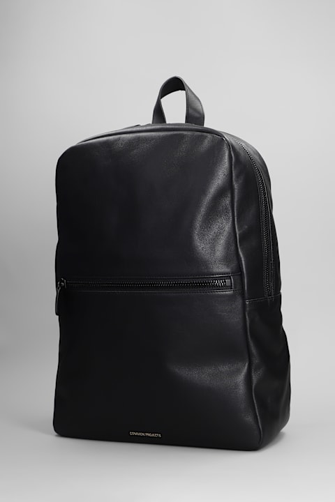 Common Projects for Men Common Projects Backpack In Black Leather