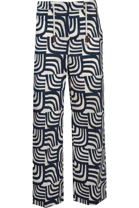'S Max Mara Pants & Shorts for Women 'S Max Mara All-over Patterned Wide Leg Trousers