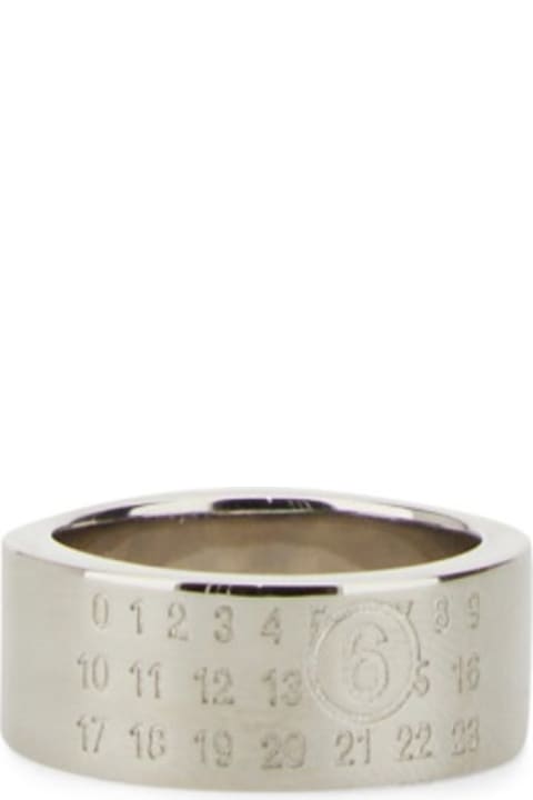 MM6 Maison Margiela Rings for Women MM6 Maison Margiela Logo Ring