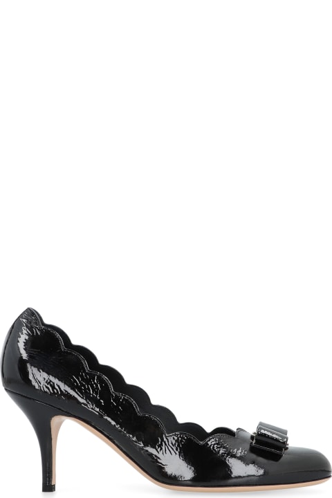 Ferragamo High-Heeled Shoes for Women Ferragamo Sienne Leather Loafers