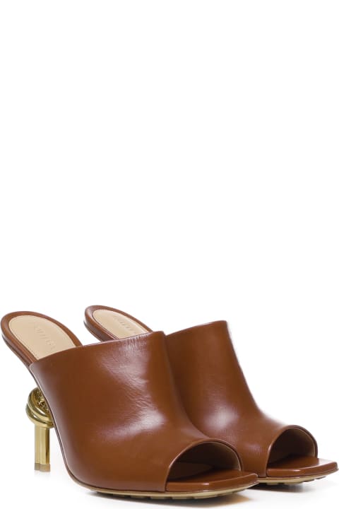 Sandals for Women Bottega Veneta Knot Leather Mules