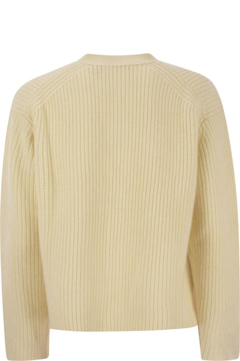 Polo Ralph Lauren Women Polo Ralph Lauren Ribbed Wool And Cashmere Cardigan