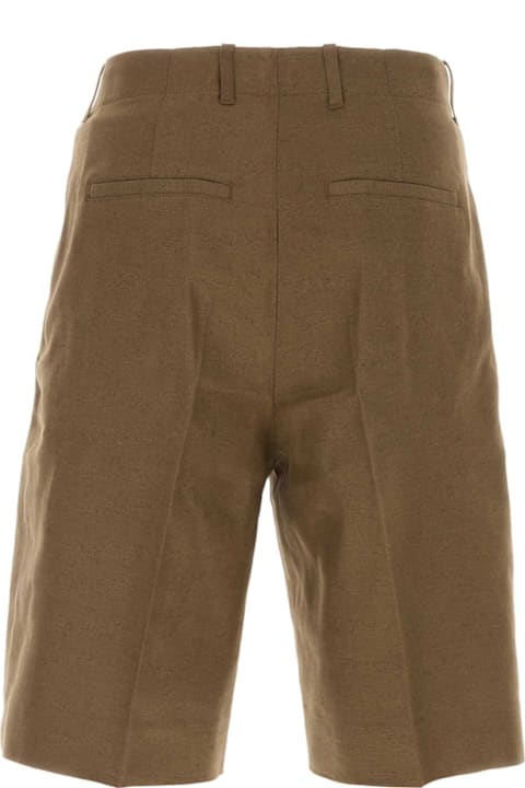Our Legacy for Kids Our Legacy Brown Cotton Blend Bermuda Shorts