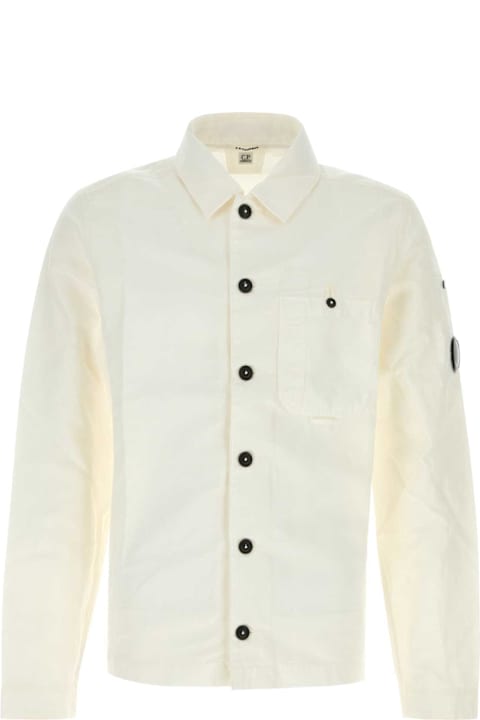 C.P. Company for Men C.P. Company White Cotton Blend Jacket
