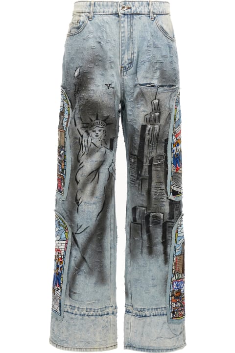 Fashion for Men Who Decides War 'hit Denim' Jeans