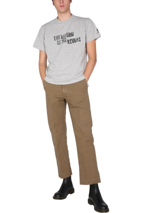 Engineered Garments Topwear for Men Engineered Garments Printed T-shirt