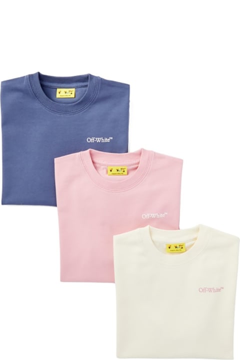 Off-White T-Shirts & Polo Shirts for Girls Off-White Bookish 3-pack Tee Shirt