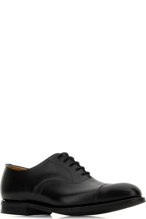 Church's Loafers & Boat Shoes for Men Church's Black Leather Consul R 2.0 Lace-up Shoes