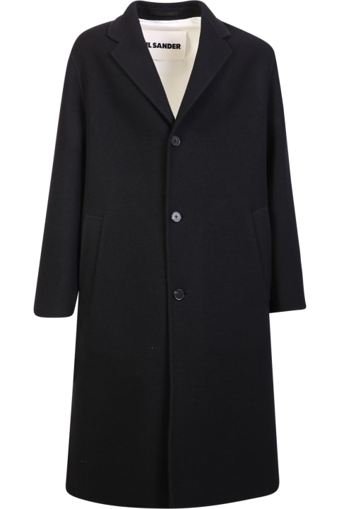 Jil Sander Coats & Jackets for Men Jil Sander Single-breasted Mid-length Coat