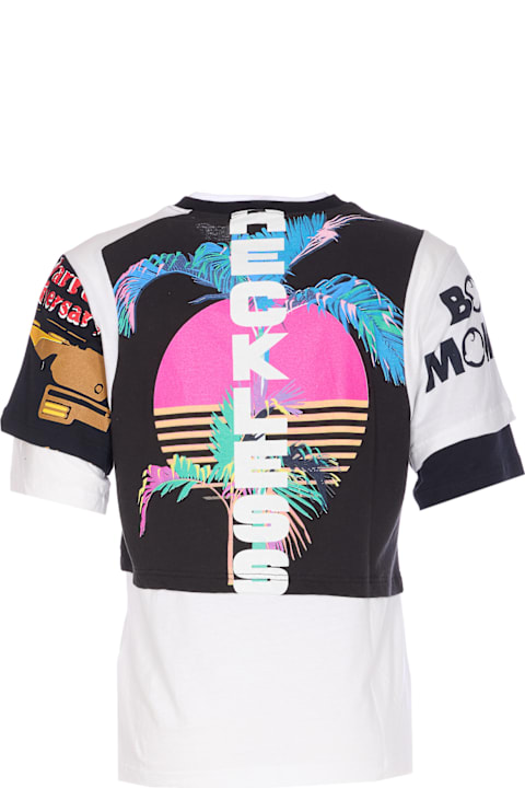 Marine Serre for Kids Marine Serre Regenerated Graphic Layered T-shirt