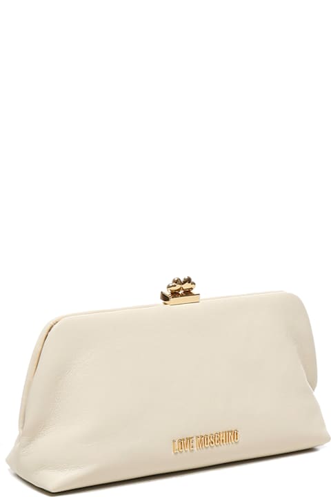 Love Moschino for Women Love Moschino Logo Clutch Bag