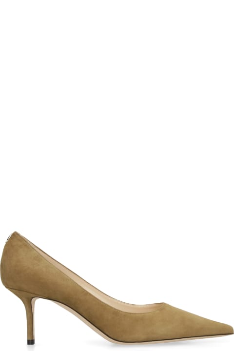 High-Heeled Shoes for Women Jimmy Choo Love 65 Suede Pumps
