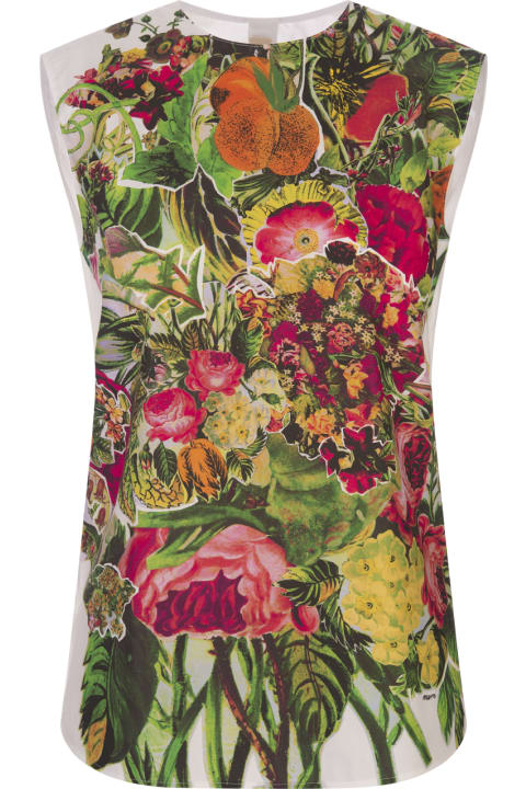 Marni Topwear for Women Marni Sleeveless Top With Mystical Bloom Print