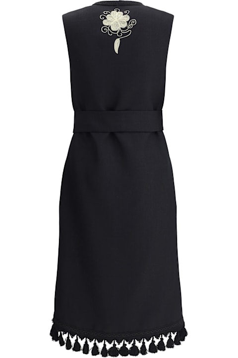 Valentino for Women Valentino Embroidered Long Vest