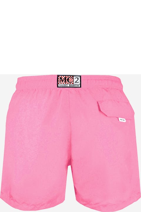 MC2 Saint Barth Swimwear for Men MC2 Saint Barth Man Pink Swim Shorts | Pantone Special Edition