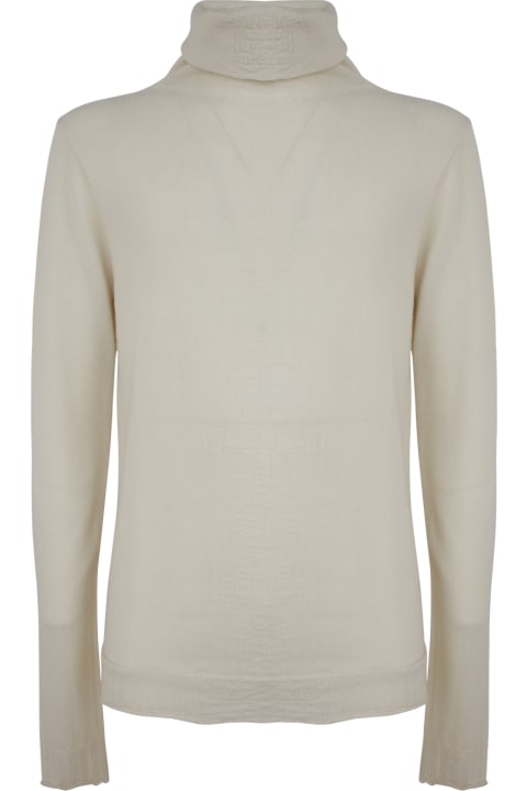 Wool And Cashmere Turtle Neck Sweater