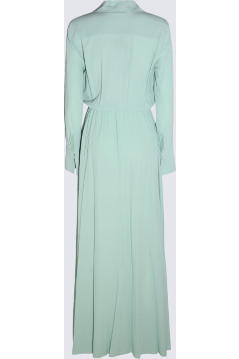 Federica Tosi Dresses for Women Federica Tosi Light Green Silk Blend Long Dress