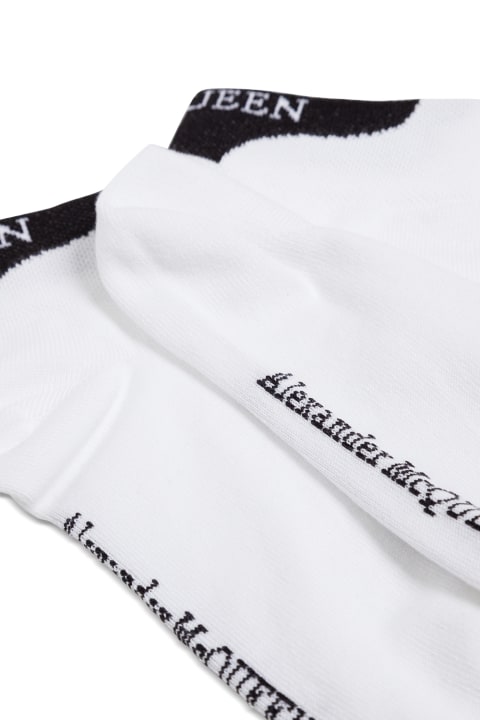 ウィメンズ Alexander McQueenのランジェリー＆パジャマ Alexander McQueen Socks With Logo