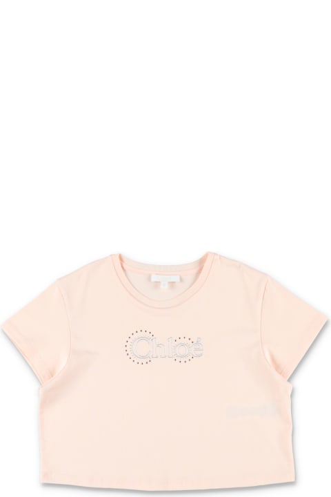 Chloé T-Shirts & Polo Shirts for Girls Chloé Logo T-shirt