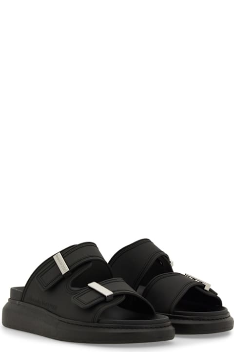 Alexander McQueen Flat Shoes for Women Alexander McQueen Oversize Hybrid Sandal