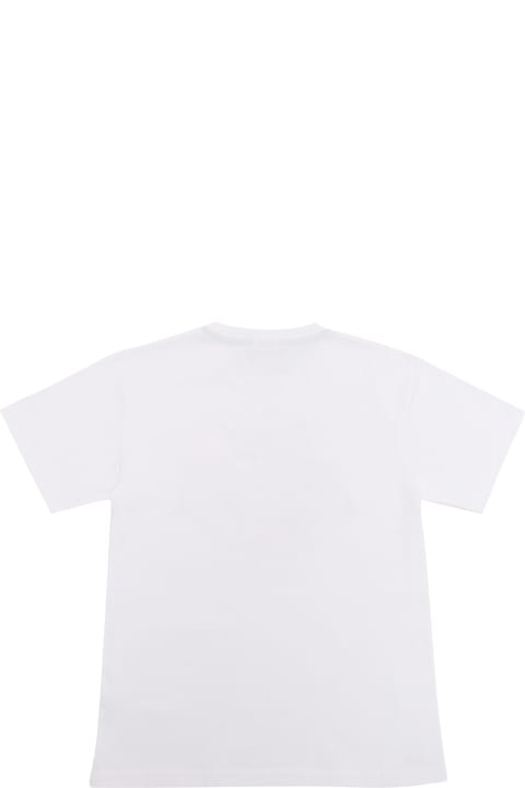 Hugo Boss Topwear for Boys Hugo Boss White T-shirt With Print