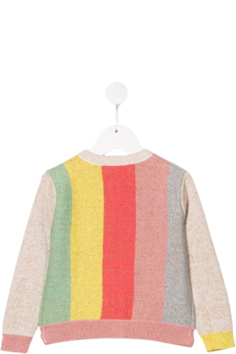 Stella Mccartney Kids Girl's Multicolor Striped Cotton Lurex Cardigan