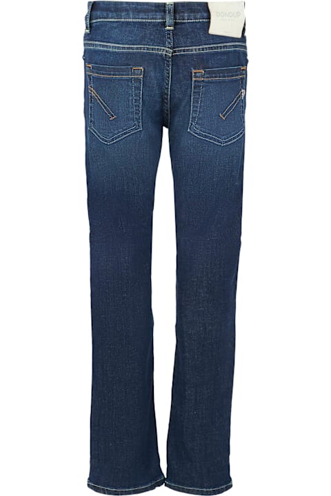 Homeware Dondup Blue Denim Jeans For Girl With Logo