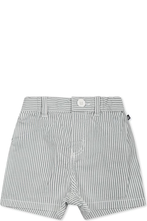 Petit Bateau Bottoms for Baby Girls Petit Bateau Green Shorts For Baby Boy With Logo