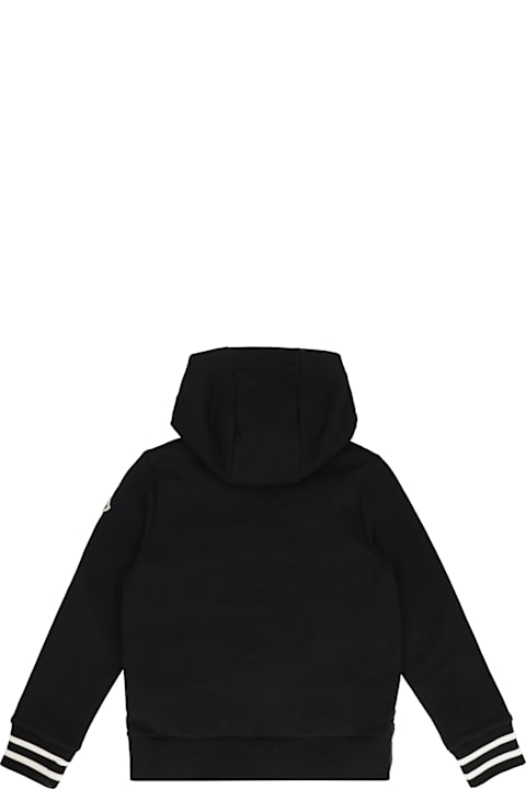 Sale for Kids Moncler Jacket In Fleece With Padded Panel