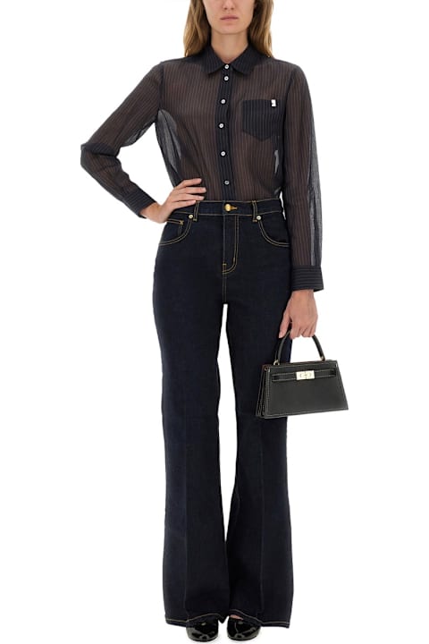 Tory Burch for Men Tory Burch Striped Cotton Shirt