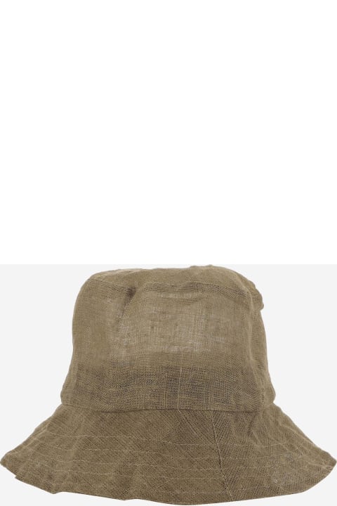 ウィメンズ Reinhard Plankの帽子 Reinhard Plank Linen Bucket Hat