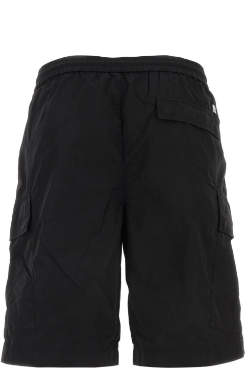 メンズ C.P. Companyのボトムス C.P. Company Black Nylon Bermuda Shorts