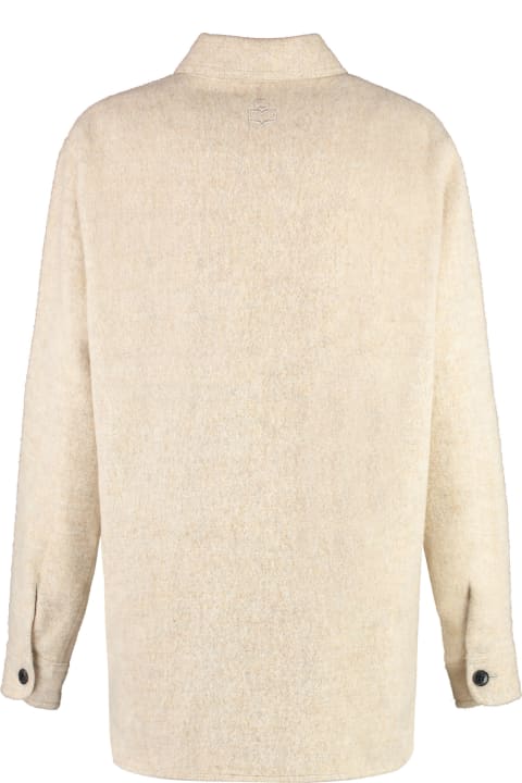 Coats & Jackets for Women Marant Étoile Faxon Wool Overshirt