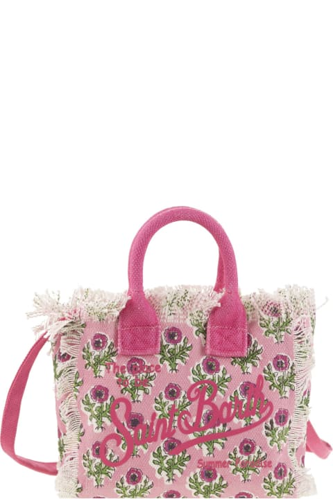 Bags for Women MC2 Saint Barth Mini Vanity Bag In Floral Cotton Canvas