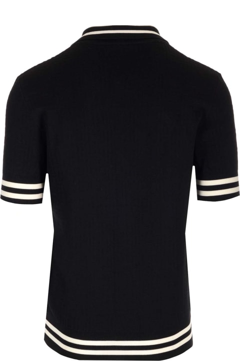 Topwear for Men Balmain Polo Shirt In Wool Blend