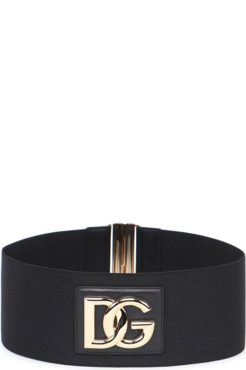 Belts for Women Dolce & Gabbana Dg Stretch Band Belt