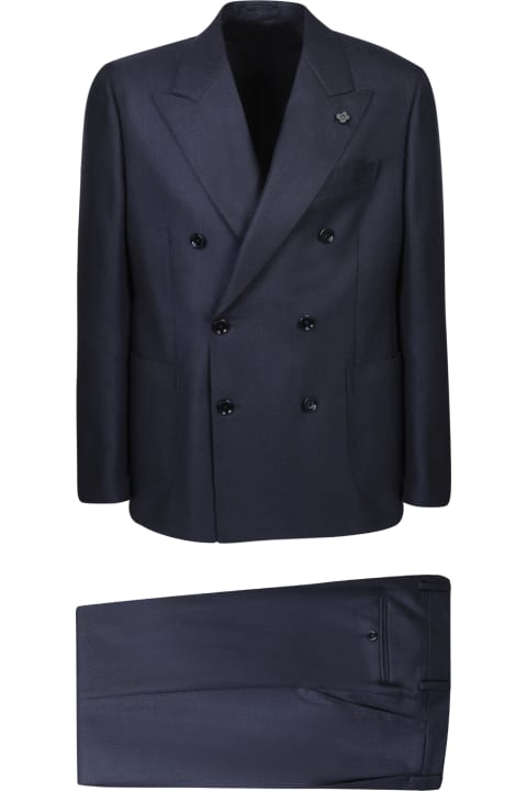 Lardini for Men Lardini Special Line Blue/black Suit