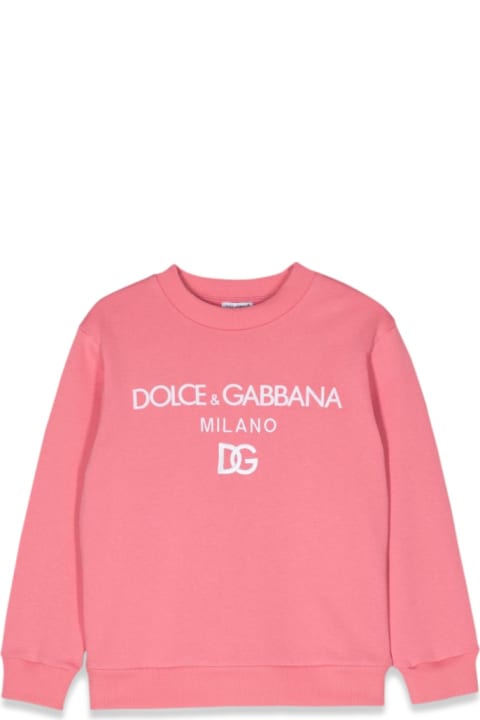 Dolce & Gabbana Topwear for Girls Dolce & Gabbana Giroc.man.lung Sweatshirt