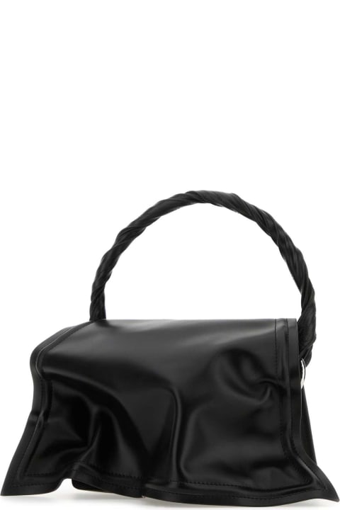 ウィメンズ Y/Projectのトートバッグ Y/Project Black Leather Handbag